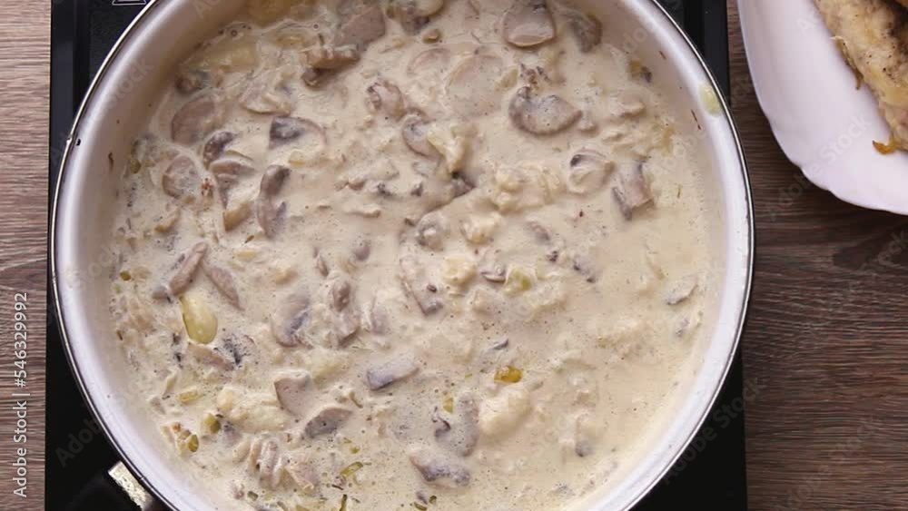 frying mushrooms, frying mushrooms with onions, mushroom sauce, cooking mushrooms in a pan frying mushrooms, frying mushrooms with onions, mushroom sauce, cooking mushrooms in a pan