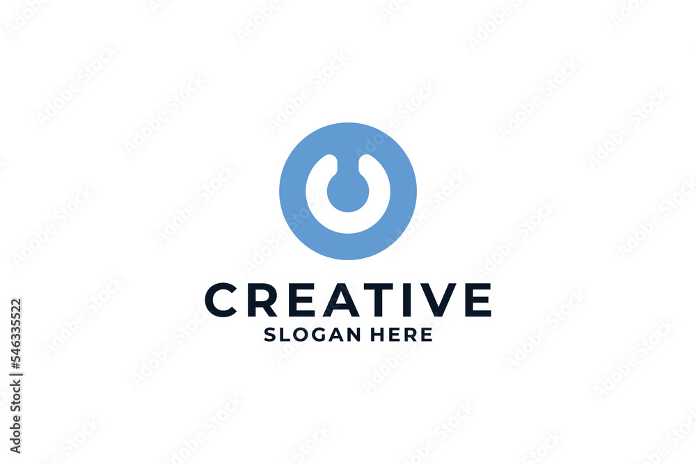 Letter O logo design combine with dot, connection, molecule, connection concept. Letter O logo design combine with dot, connection, molecule, connection concept.