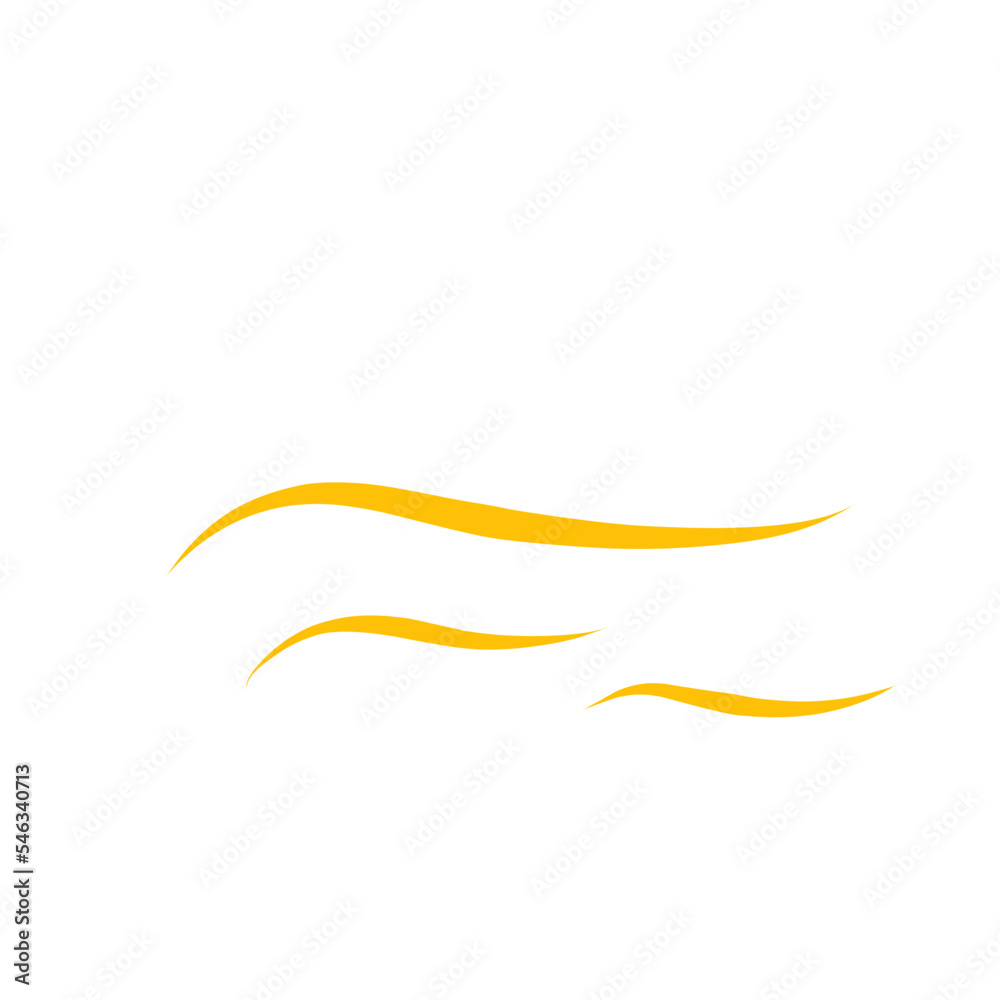 Doodle Wind Gold Illustration Hand Drawn Style Doodle Wind Gold Illustration Hand Drawn Style