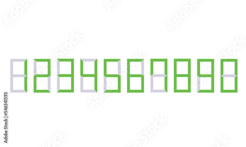 Seven segment display set 7セグメント