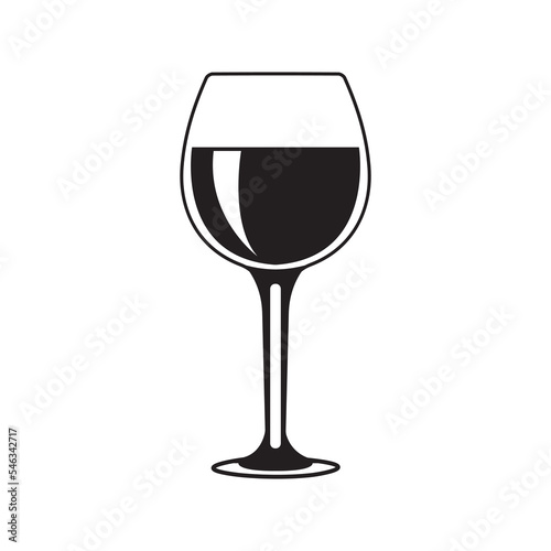 wine icon vector illustration template