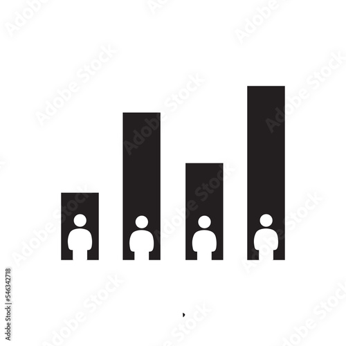 Exit polling icon vector illustration
