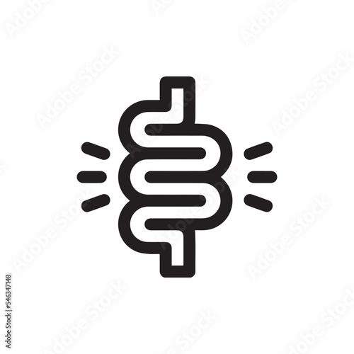 diarrhea icon vector sign symbol
