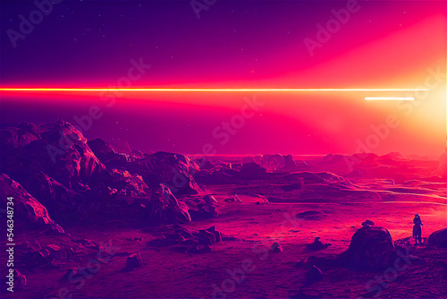 Mars landscape