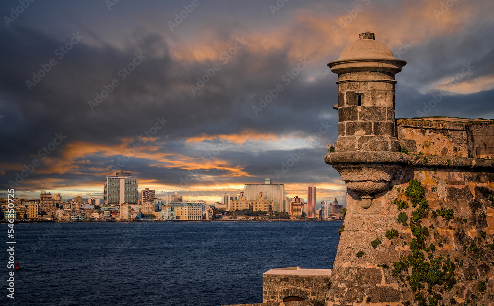 Old historic fort was built to protect the city of Havana years abo