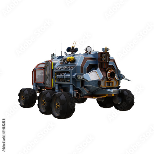 Fototapeta Naklejka Na Ścianę i Meble -  Mars Rover Car