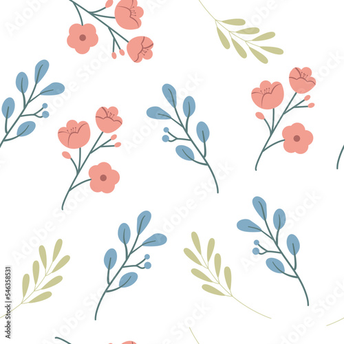 Cute Floral pattern in the small flower.Ditsy print.Seamless vector texture. Elegant template for fashion prints. Printing with very small pink flowers.White background.Posters for the spring holiday.