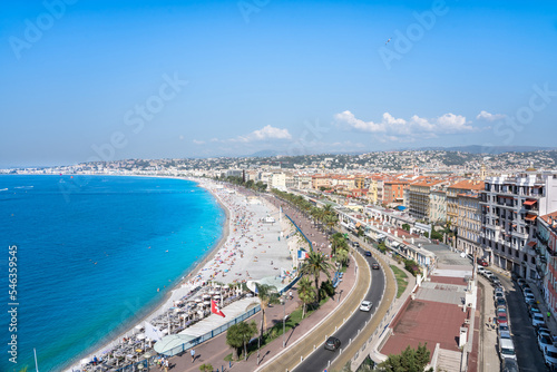 Panoramic view of Nice, France