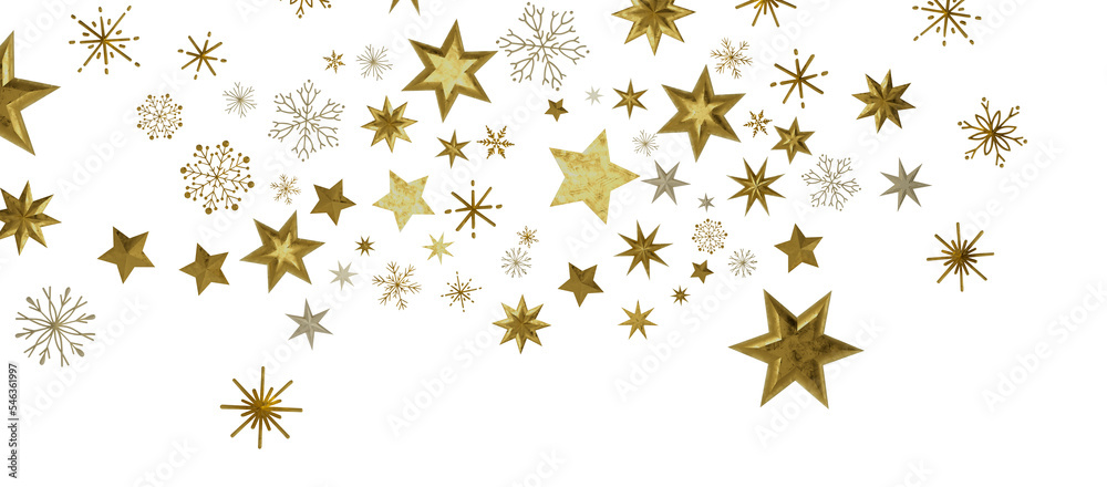 With Realistic Snowflakes Overlay On Light Silver Backdrop. Xmas Holidays With Realistic Snowflakes Overlay On Light Silver Backdrop. Xmas Holidays