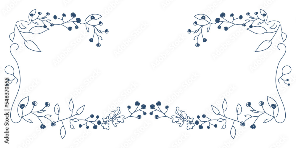 Vector. Merry Christmas and Happy New Year floral background, copy space for text. Rustic horizontal frame template for Christmas cards, wedding invitations, party invitations. Hand-drawn sketch. Vector. Merry Christmas and Happy New Year floral background, copy space for text. Rustic horizontal frame template for Christmas cards, wedding invitations, party invitations. Hand-drawn sketch.