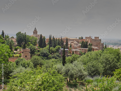 The Alhambra Palace in Granada Spain