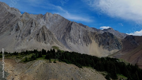 Misty Range near Highwood Pass at Kananaskis photo