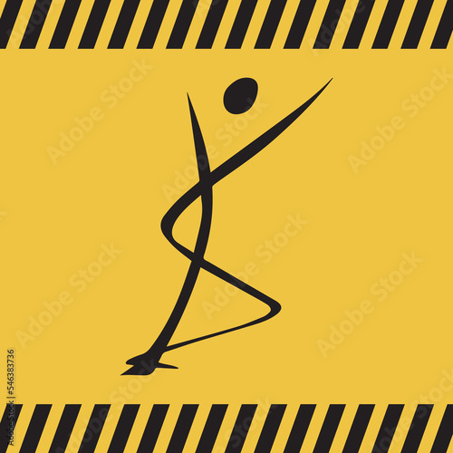 Logo masseur kinésithérapeute.