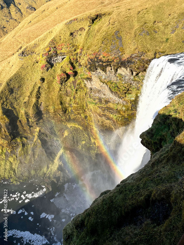 Waterfall Skógafoss Iceland