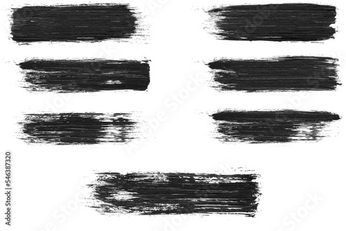 Handwritten brush on a transparent background