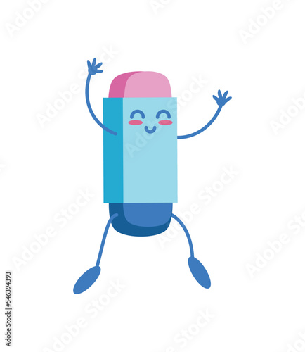 eraser cartoon school