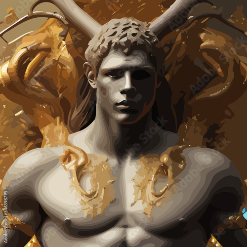 The Morning Star Draped in Gold