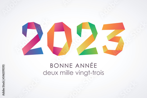 Bonne et heureuse année 2023 - Carte de voeux