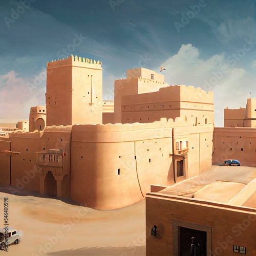 The Historic Diriyah Fort, Riyadh, Saudi Arabia photo