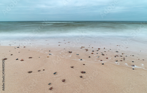 Rocks on Baltic Sea beach