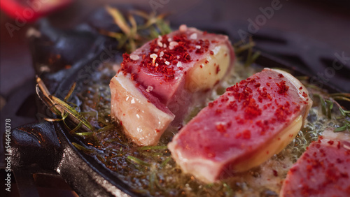 steak meat beef grilling closeup background 