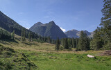 Tranquil view of Solktaler Nature Park valley, Kleinsolker Obertal, Niedere Tauren, Schladming, Styria, Austria