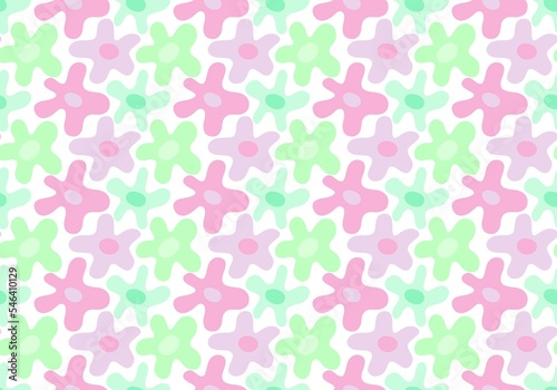 Floral seamless flower pattern for wrapping and linens and fabrics and clothes print and kids and kitchen textiles