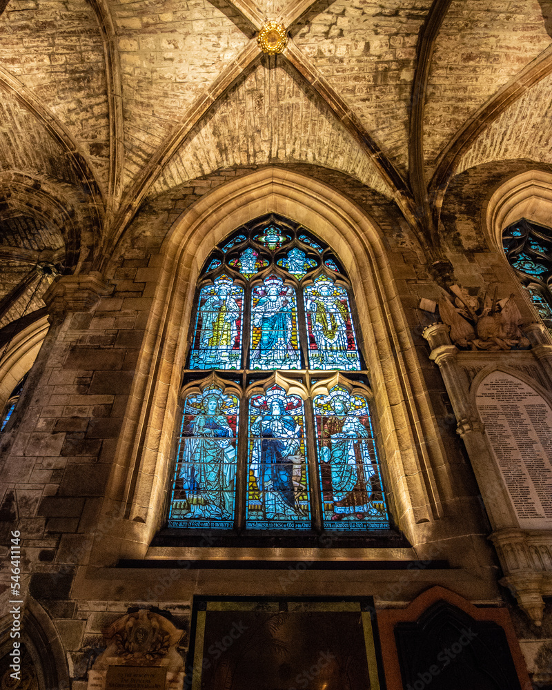 Edinburgh church glass