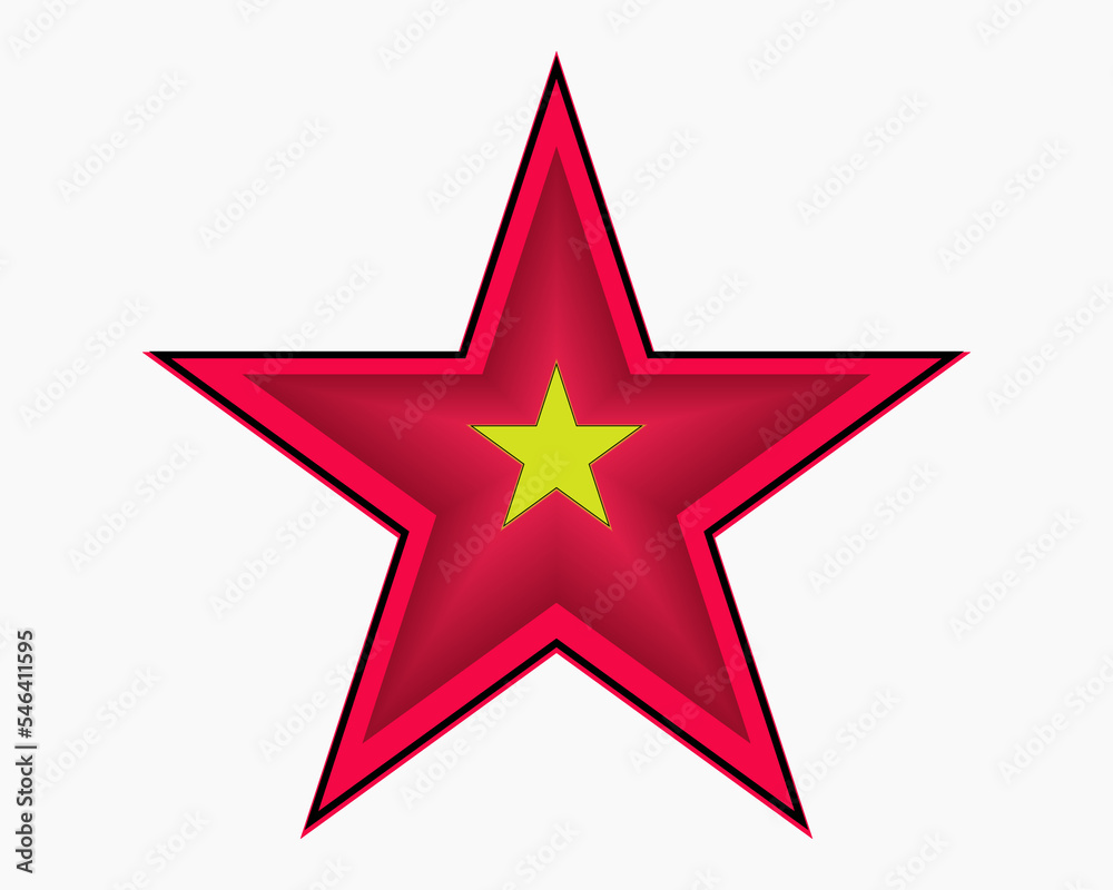 Golden Star and Star 2D for icon, background Golden Star and Star 2D for icon, background