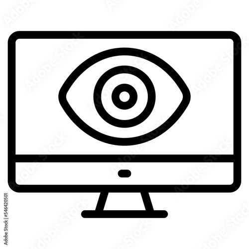 Computer Eye Icon