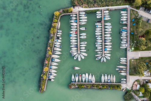 yacht harbour in Balatonalmadi photo