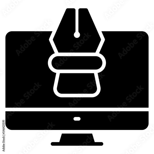 pen tool icon photo