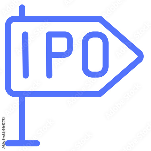 Ipo Market Stock Icon