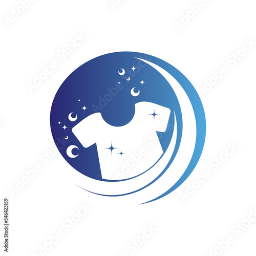 Laundry icon template image vector