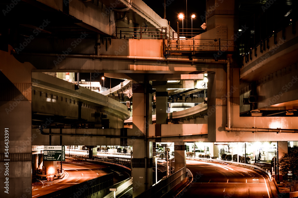 高速道路の高架線 Stock Photo Adobe Stock