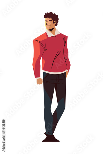 masculine man character