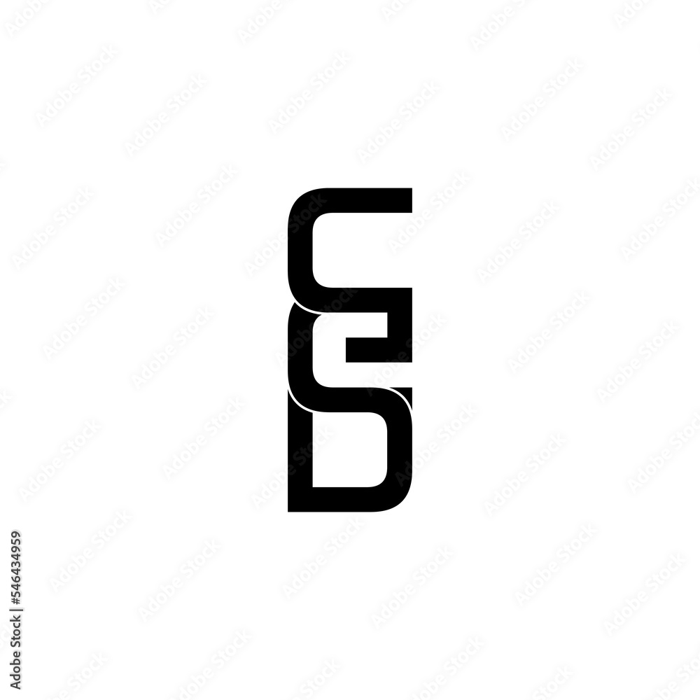 ced letter initial monogram logo design ced letter initial monogram logo design
