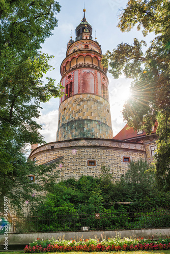 Cesky Krumlov in Czech republic. unesco world heritage site photo