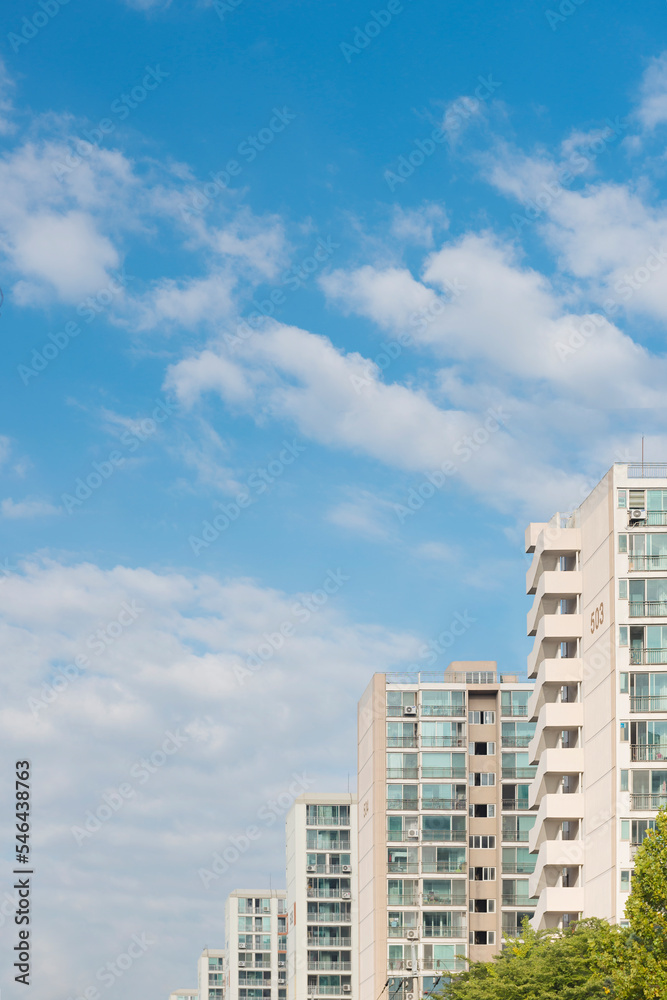 한국의 대표적 주거 양식인 아파트