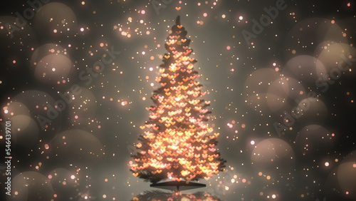 christmas tree with lights