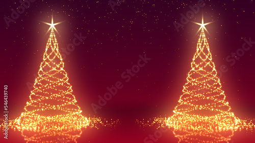 abstract christmas tree