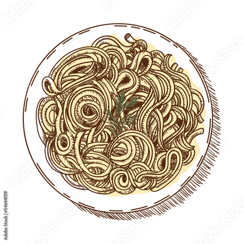 spaghetti food icon