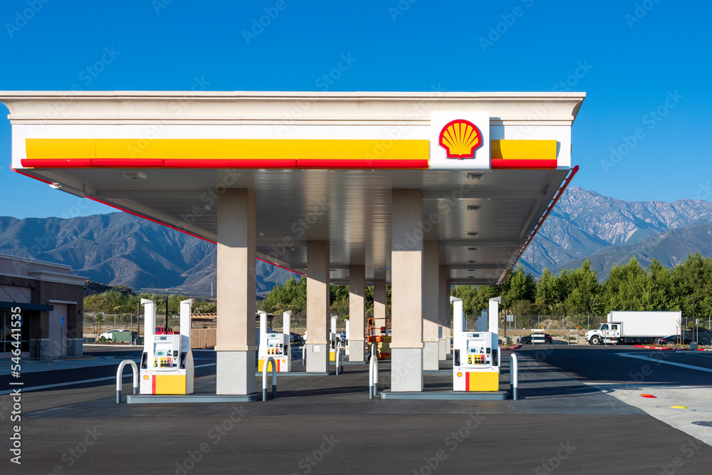 New Shell Filling Station Almost Ready Upland, CA Nov. 12, 2022