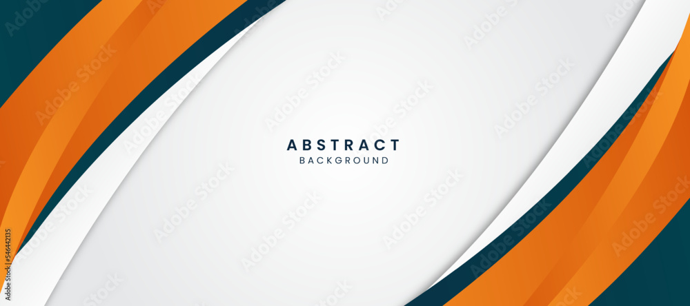 abstract orange geometric background vector illustration template