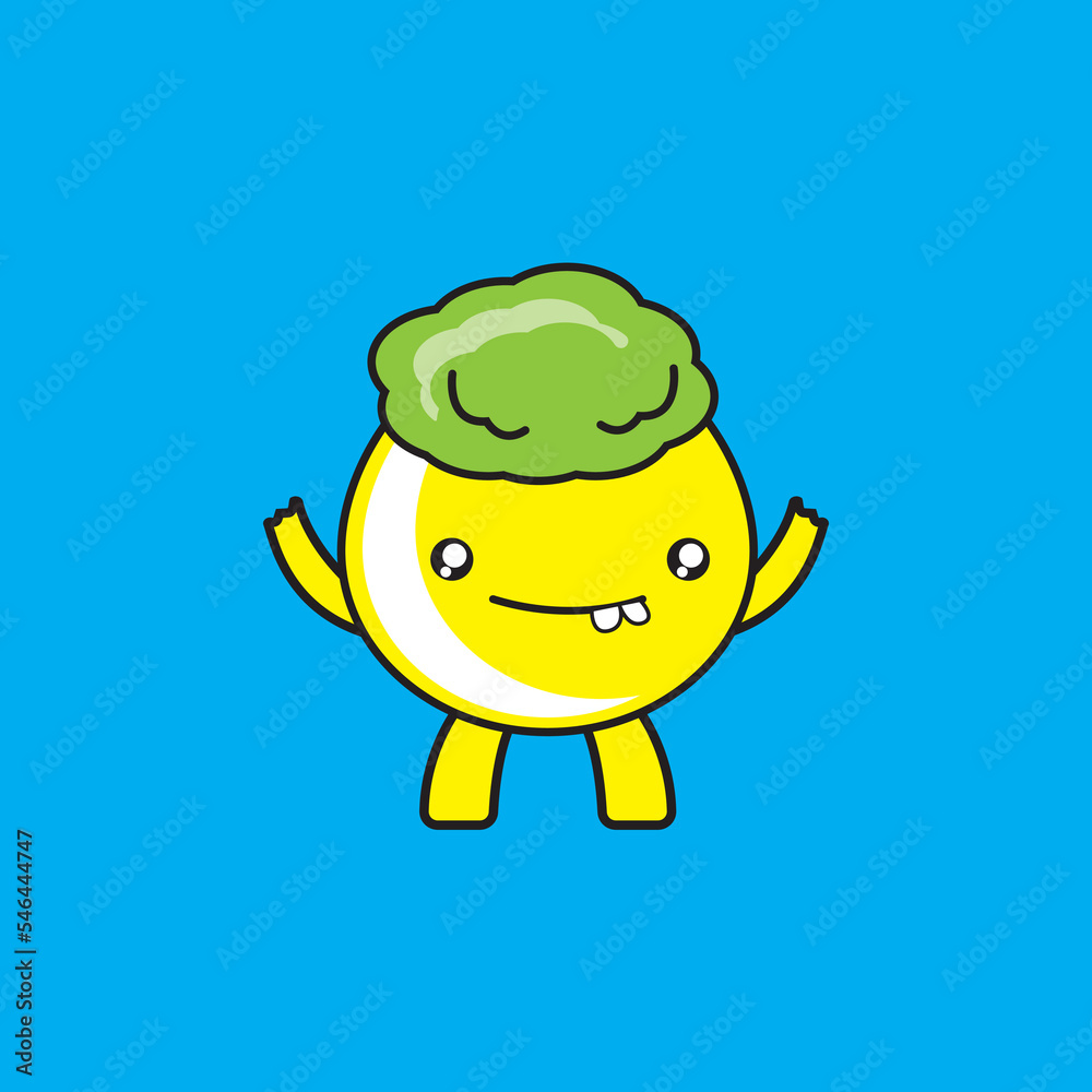 Fototapeta premium funny boy doodle cartoon illustration.