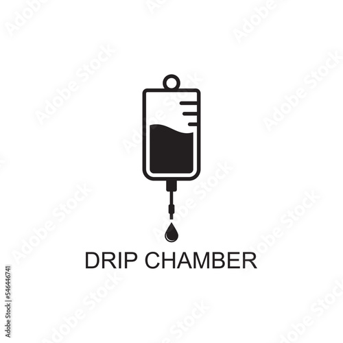 drip chamber icon , medical icon