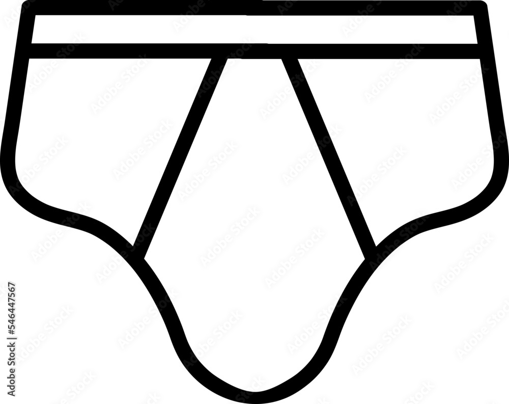 Underwear icon vector symbol template on white background..eps Underwear icon vector symbol template on white background..eps