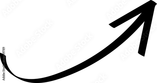 Hand drawn arrow vector