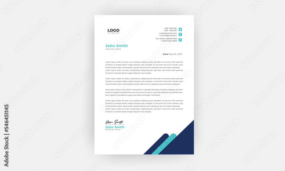 Business corporate Letterhead Template Design Business corporate Letterhead Template Design