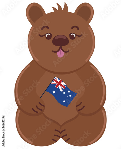 wombat australia day